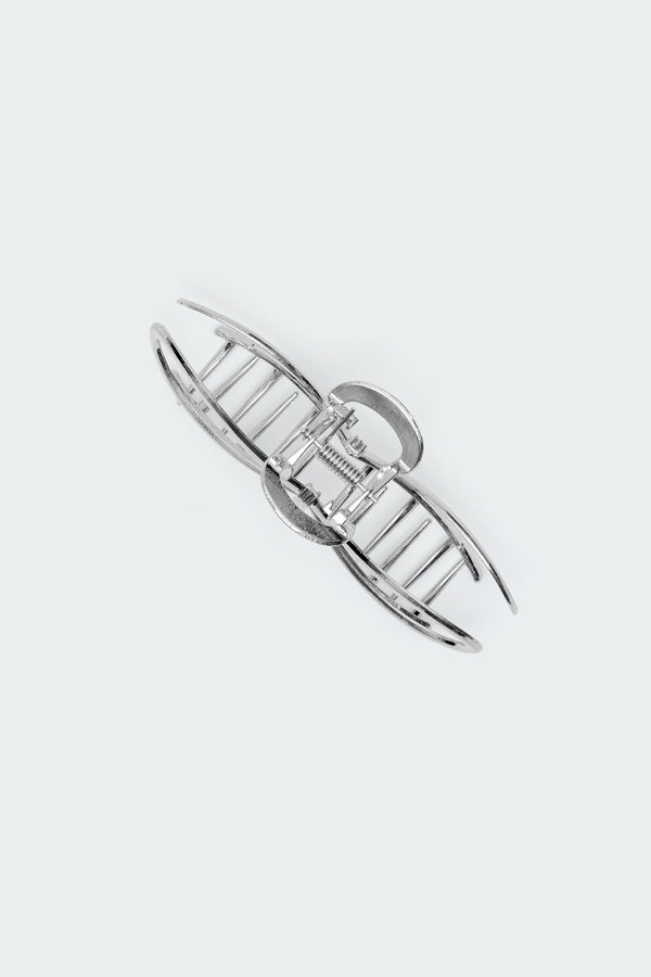 Edikted Pretty Bow Hair Clip Silver