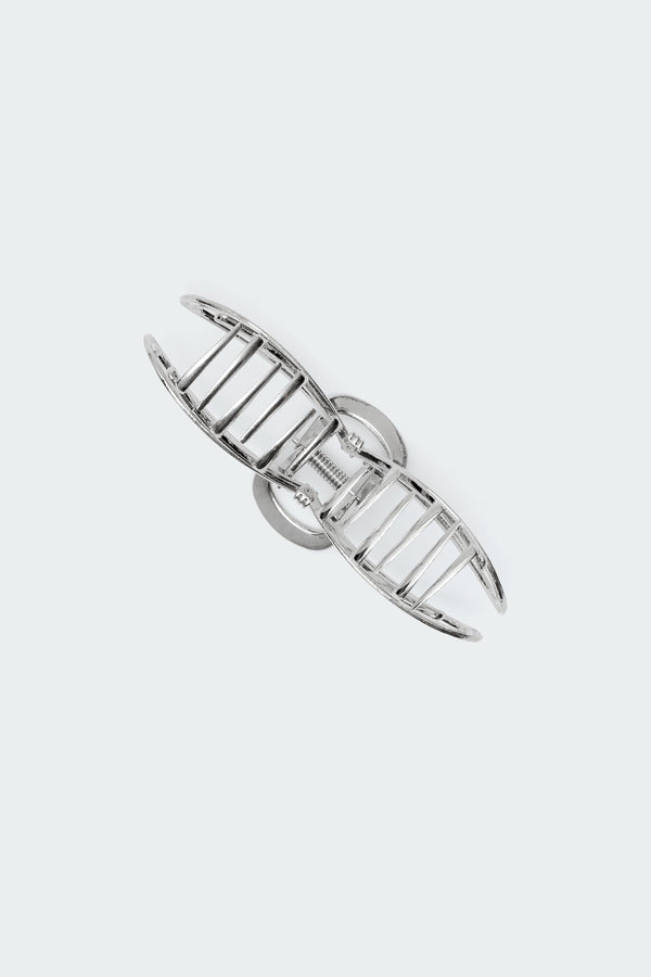 Edikted Pretty Bow Hair Clip Silver