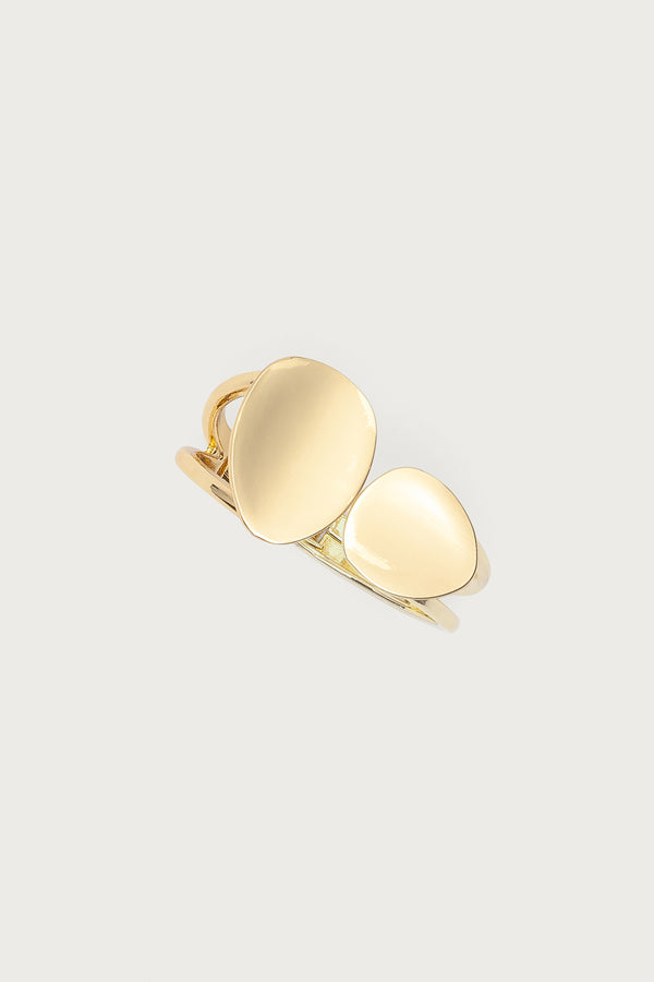 Edikted Sculptural Abstract Bracelet Gold