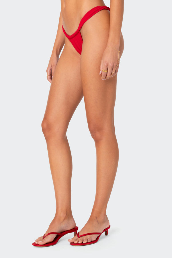 Edikted Soraya Bikini Bottom Red