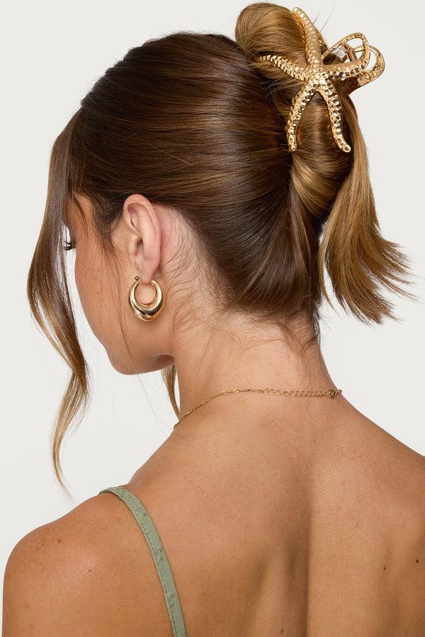 edikted Starr Claw Clip gold