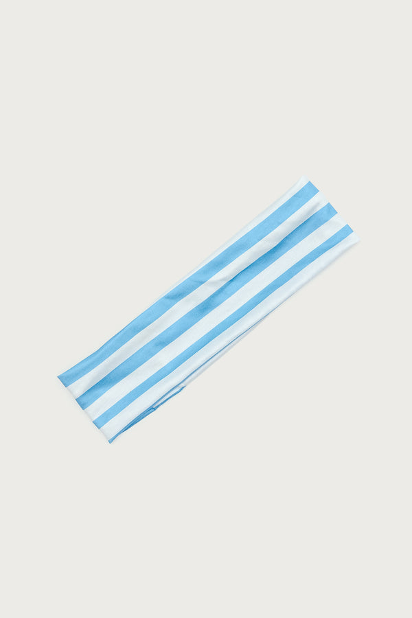 Edikted Striped Headband Blue