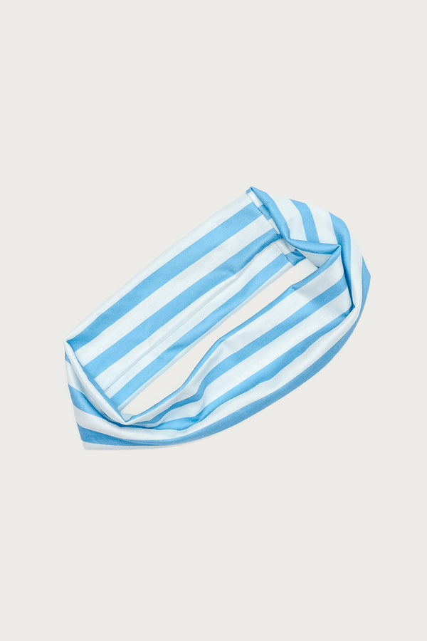 Edikted Striped Headband Blue