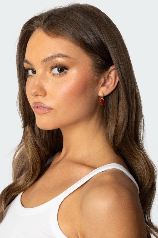 edikted Sweetheart Earrings gold