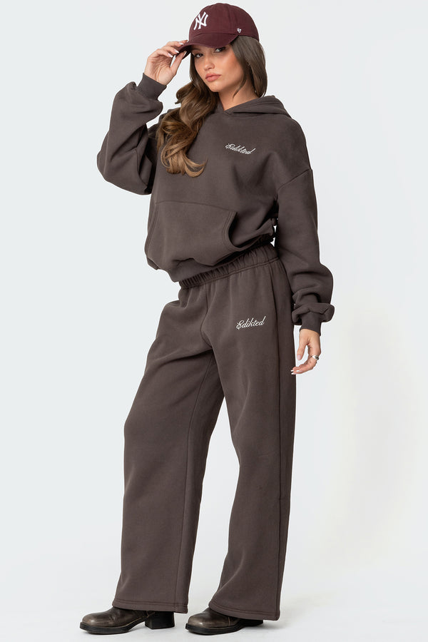 Edikted We're Edikted Sweatpants Dark Gray