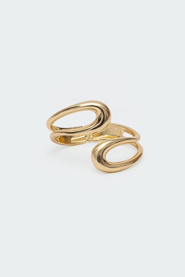 Edikted Wrap Cuff Bracelet Gold