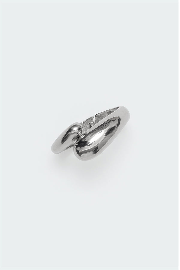 Edikted Wrapped Arm Cuff Silver