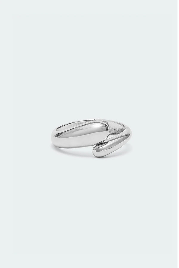 Edikted Wrapped Arm Cuff Silver