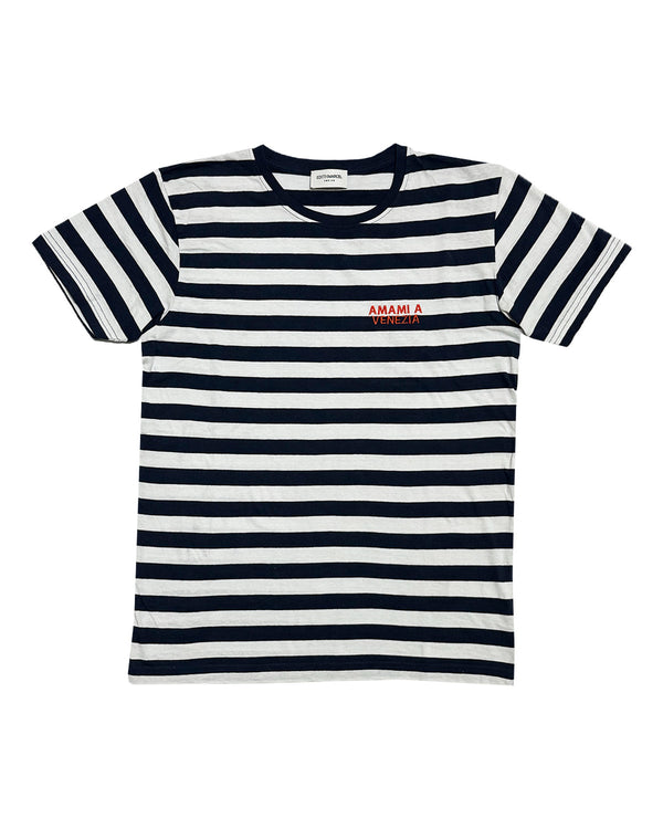 edithmarcel "Amami a Venezia" striped t-shirt