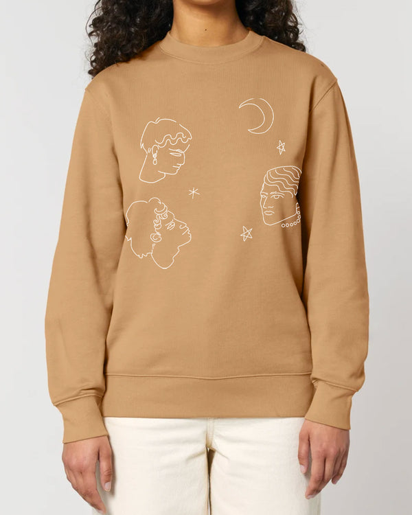 Edithmarcel "Face And Stars" Sweatshirt