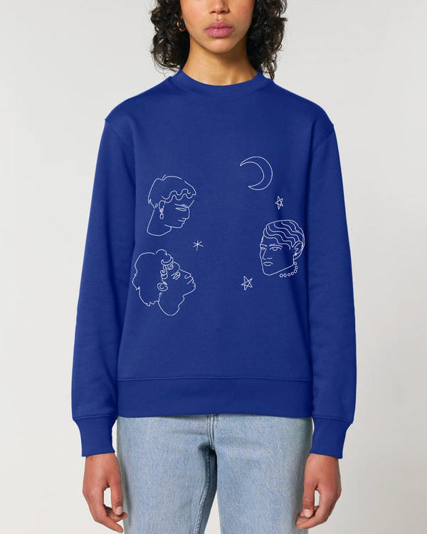 Edithmarcel "Face And Stars" Sweatshirt