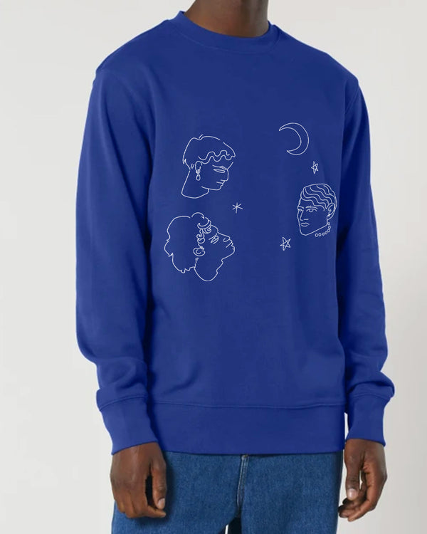 Edithmarcel "Face And Stars" Sweatshirt