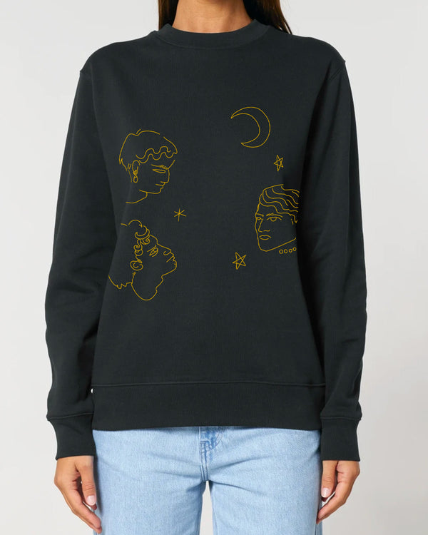 Edithmarcel "Face And Stars" Sweatshirt