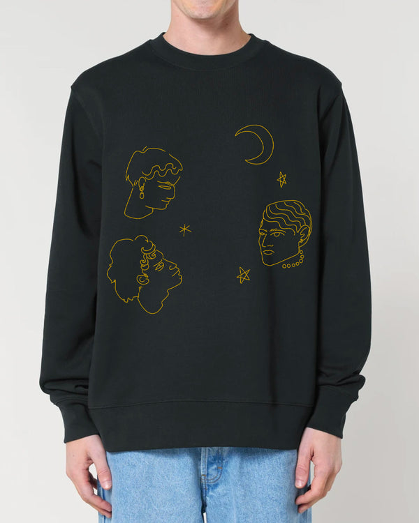 Edithmarcel "Face And Stars" Sweatshirt