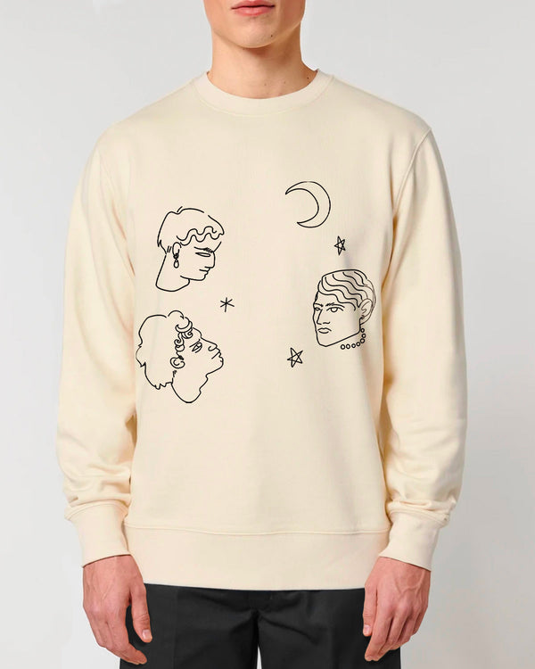 Edithmarcel "Face And Stars" Sweatshirt