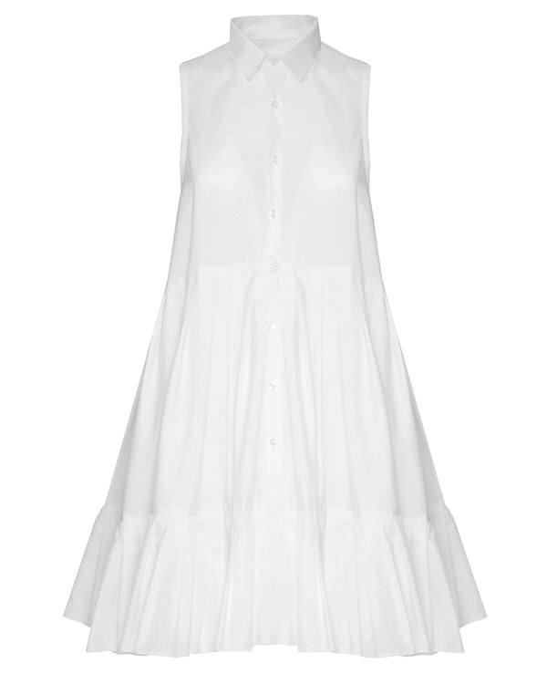 edithmarcel Popline gilet dress