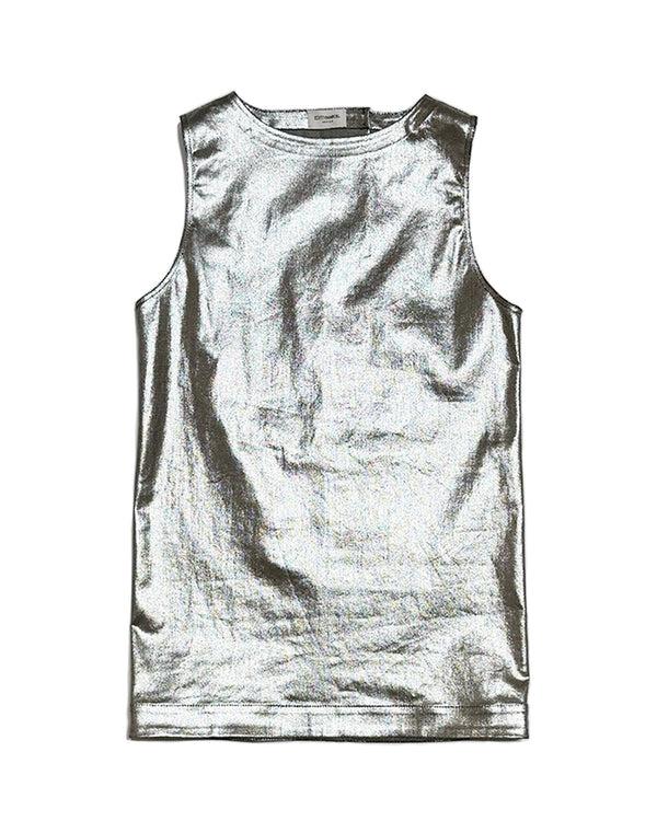 Edithmarcel Silver Denim Dress