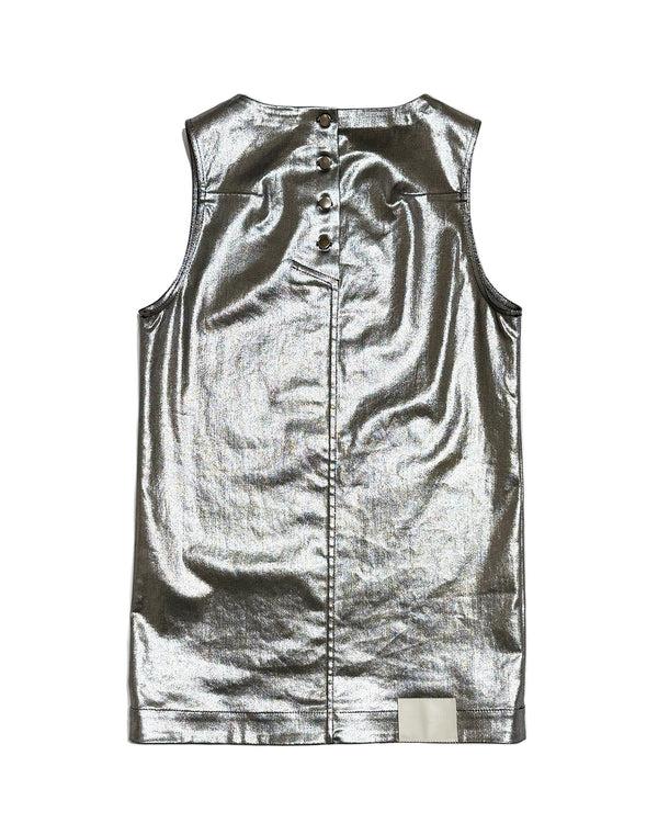 Edithmarcel Silver Denim Dress