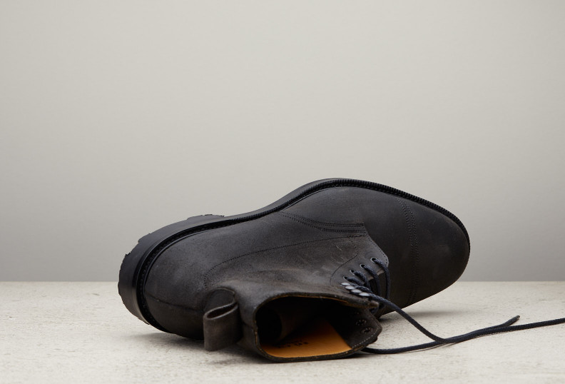 Edward Green Ambleside 72 Last — Storm Waxed Suede With Rugged Ridgeway Soles