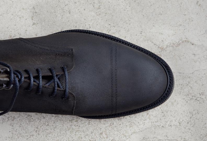 Edward Green Ambleside 72 Last — Storm Waxed Suede With Rugged Ridgeway Soles