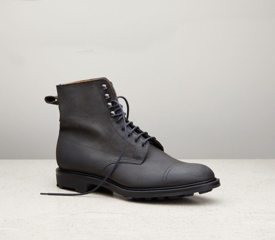 edward green Ambleside 72 Last — storm waxed suede with rugged ridgeway soles