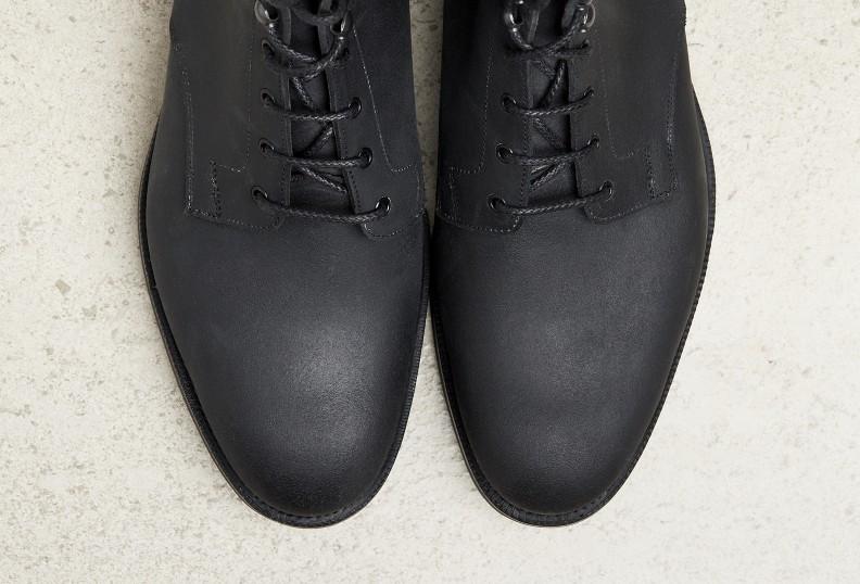 Edward Green Ardmore 303 Last — Coal Waxed Suede With Rugged Ridgeway Soles