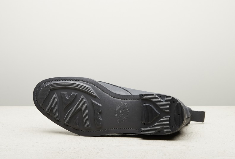 Edward Green Ardmore 303 Last — Coal Waxed Suede With Rugged Ridgeway Soles