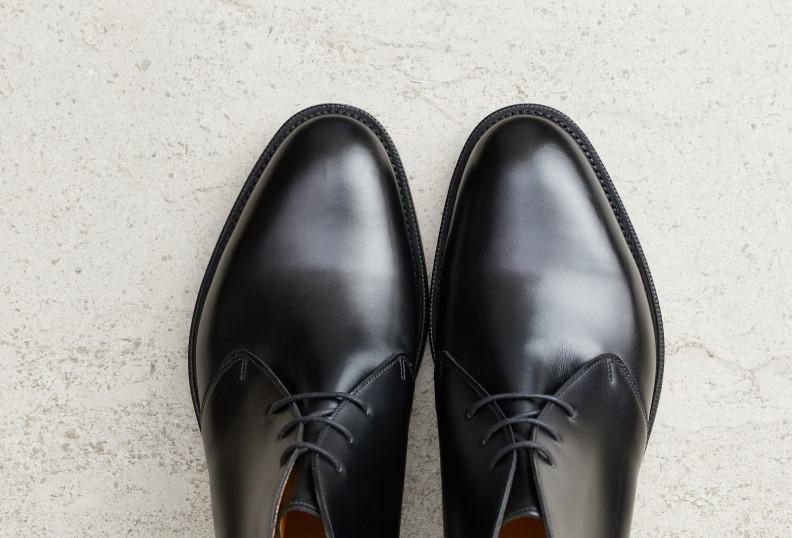 Edward Green Banbury 202 Last — Black Calf With Dainite Rubber Soles