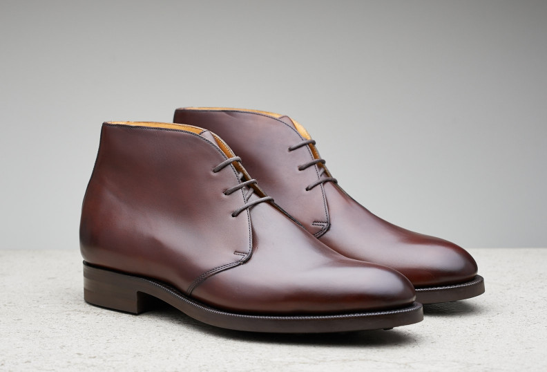 Edward Green Banbury 202 Last — Dark Oak Antique Calf With Dainite Rubber Soles