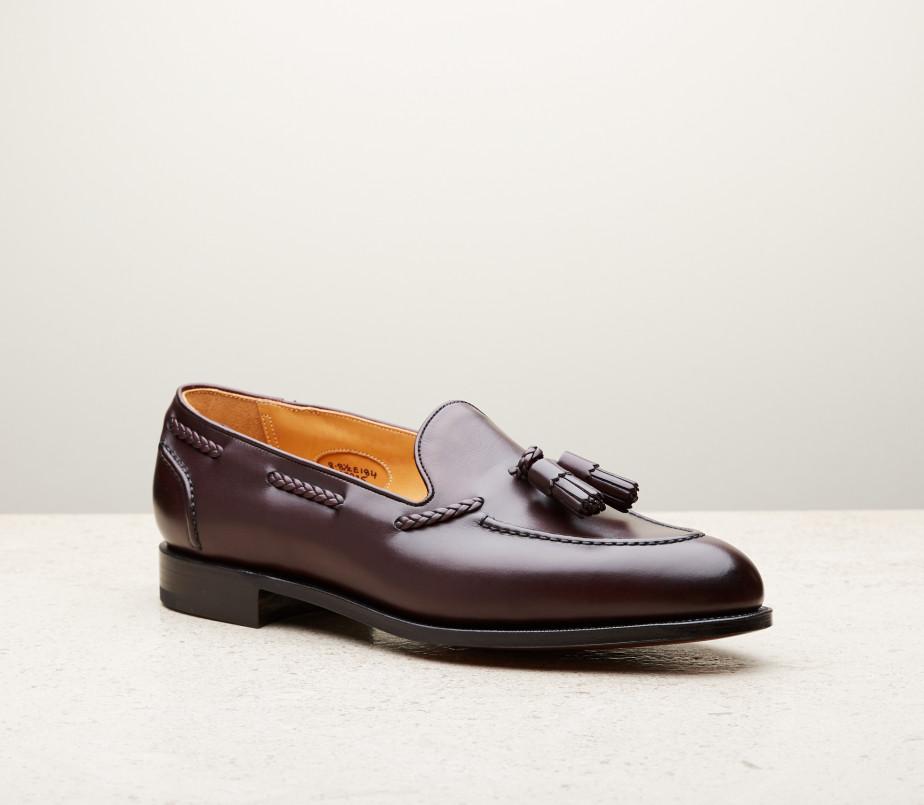 edward green Belgravia 184 Last — nightshade antique calf with slim leather soles