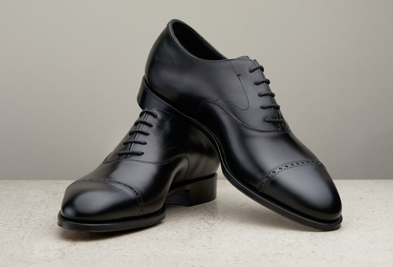 Edward Green Berkeley 82 Last — Black Calf With Leather Soles