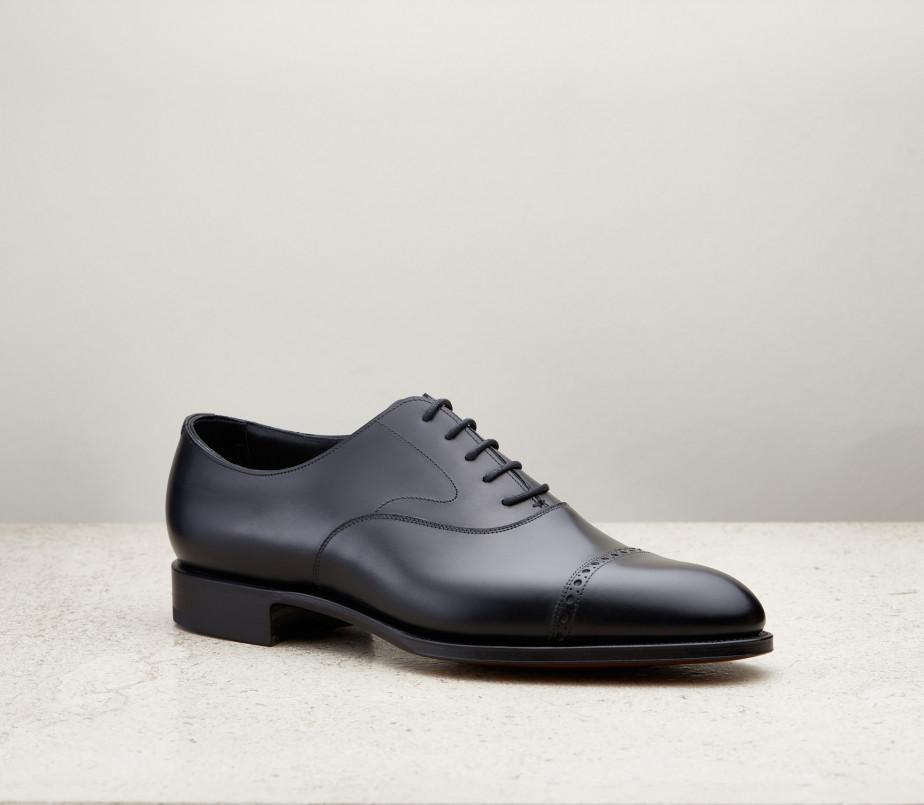edward green Berkeley 82 Last — black calf with leather soles