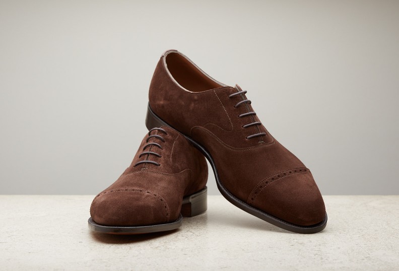 Edward Green Berkeley 82 Last — Mink Suede With Leather Soles