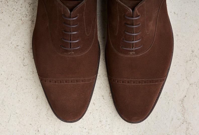 Edward Green Berkeley 82 Last — Mink Suede With Leather Soles