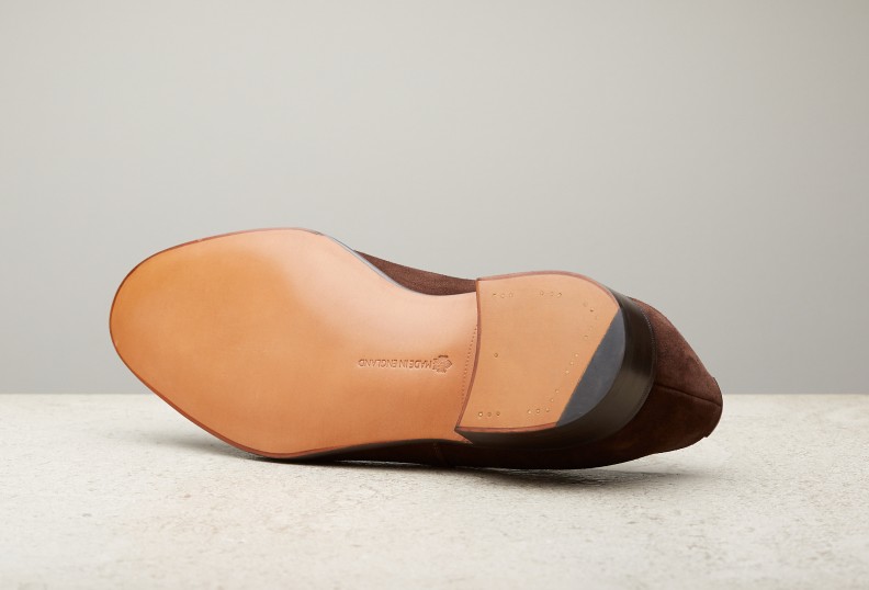 Edward Green Berkeley 82 Last — Mink Suede With Leather Soles