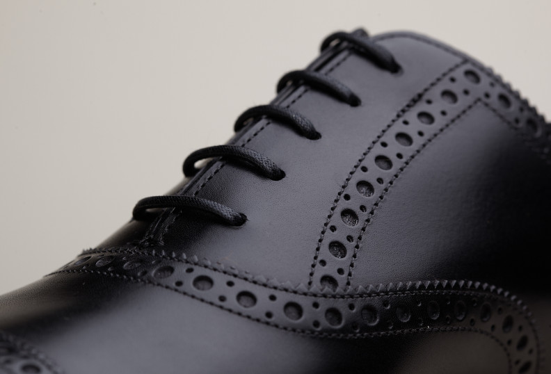 Edward Green Cadogan 202 Last — Black Calf With Single Leather Soles