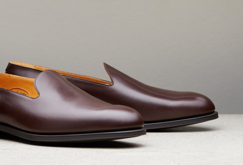 Edward Green Charles 184 Last — Brown Arno Calf With Slim Rubber Soles