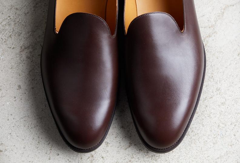 Edward Green Charles 184 Last — Brown Arno Calf With Slim Rubber Soles