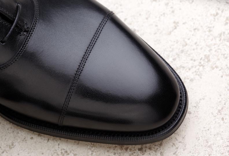 Edward Green Chelsea 202 Last — Black Calf With Single Leather Soles