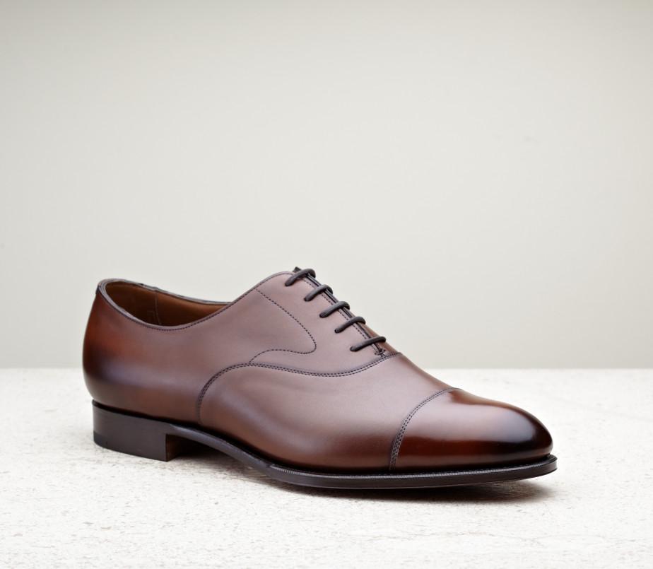 edward green Chelsea 202 last — black calf with single leather soles