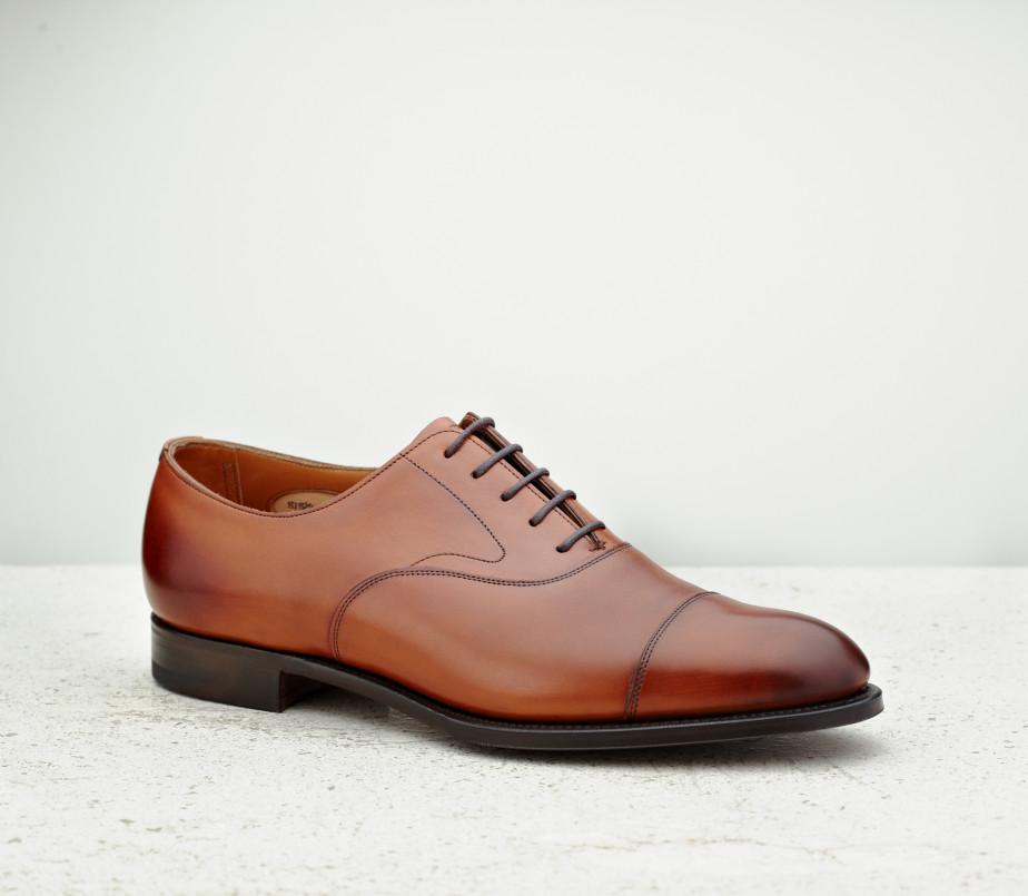 edward green Chelsea 202 last — chestnut antique calf with single leather soles