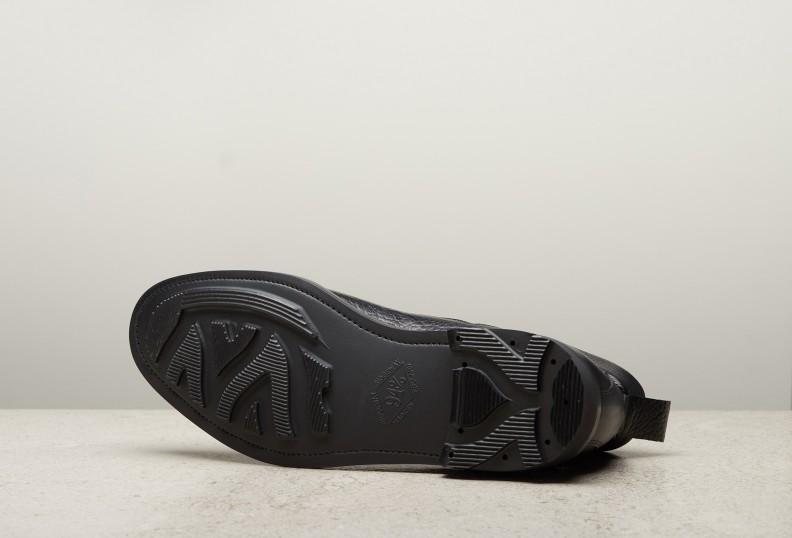 Edward Green Connemara 303 Last — Black London Grain With Rugged Ridgeway Soles