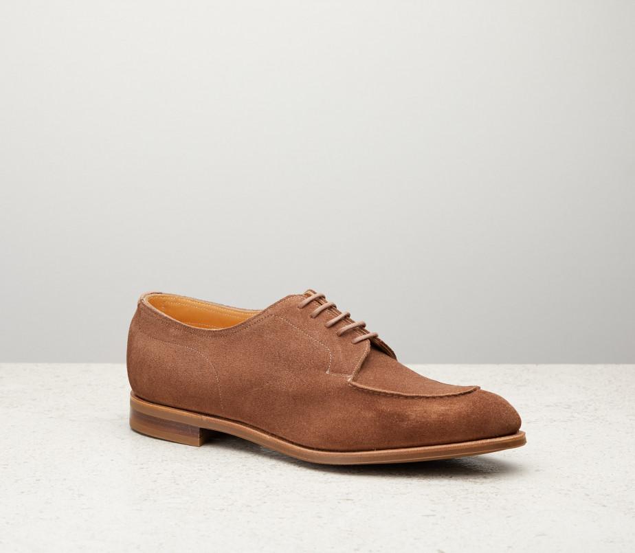 edward green Dover 202 Last — unlined — raw umber suede with rubber soles