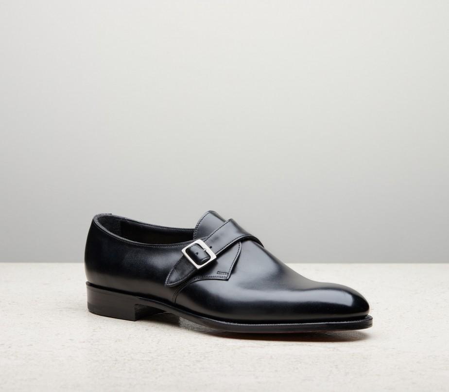 edward green Ealing 202 Last — black calf with slim leather soles
