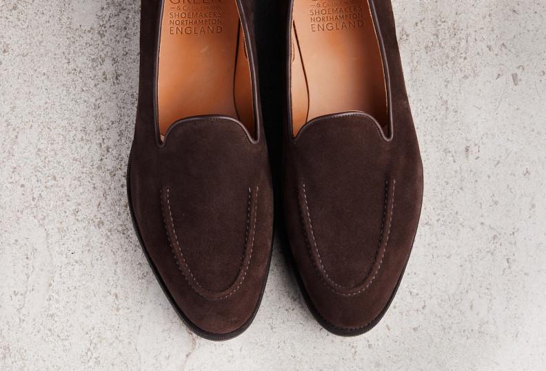 Edward Green Draycott 184 Last — Mink Suede