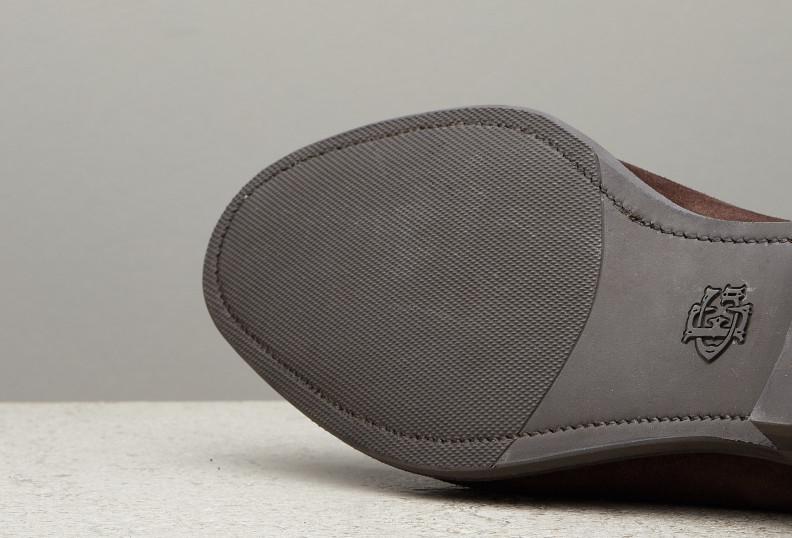 Edward Green Draycott 184 Last — Mink Suede