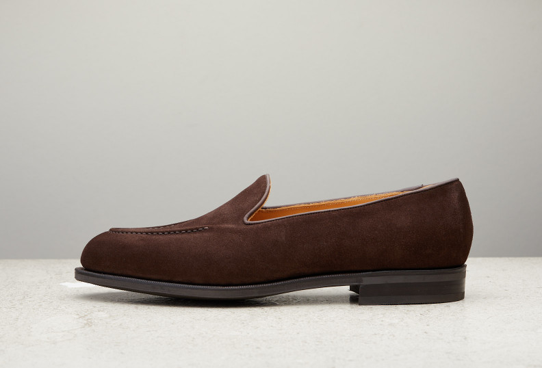 Edward Green Draycott 184 Last — Mink Suede