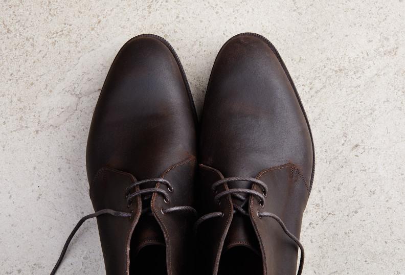 Edward Green Lanark 202 Last — Iron Waxed Suede