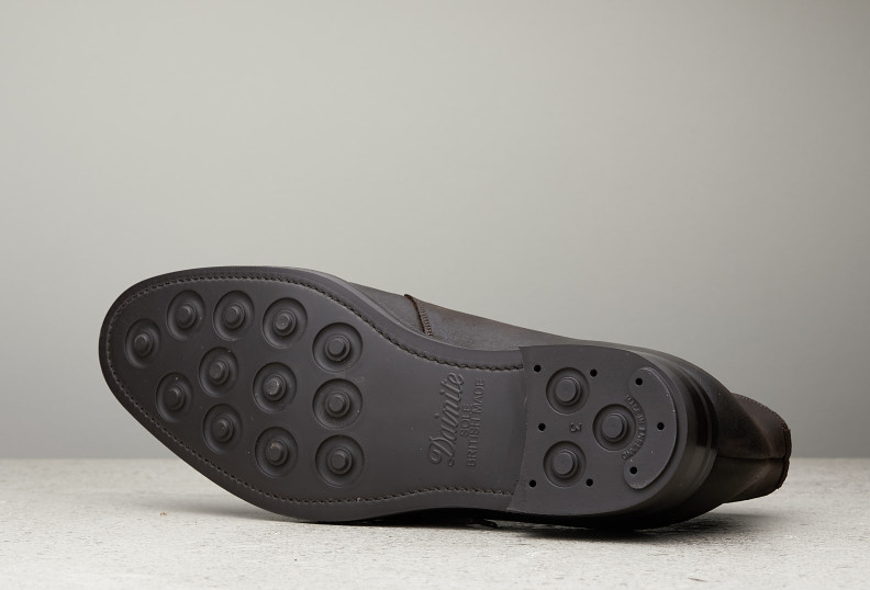 Edward Green Lanark 202 Last — Iron Waxed Suede