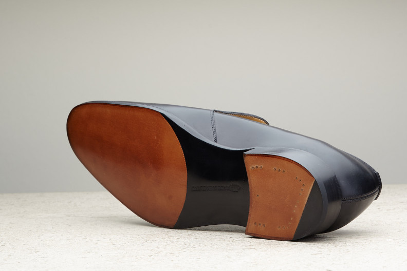 Edward Green Ewhurst 82 Last — Black Calf With Leather Soles